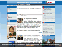 Tablet Screenshot of cdu-greven.de